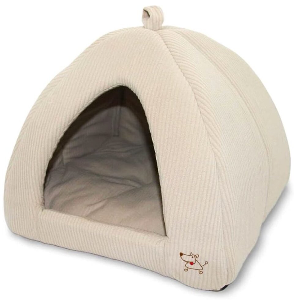 NEW Dog House Bed Mat Tent Indoor Soft Plush for Small, Medium Dogs (or Cats!)